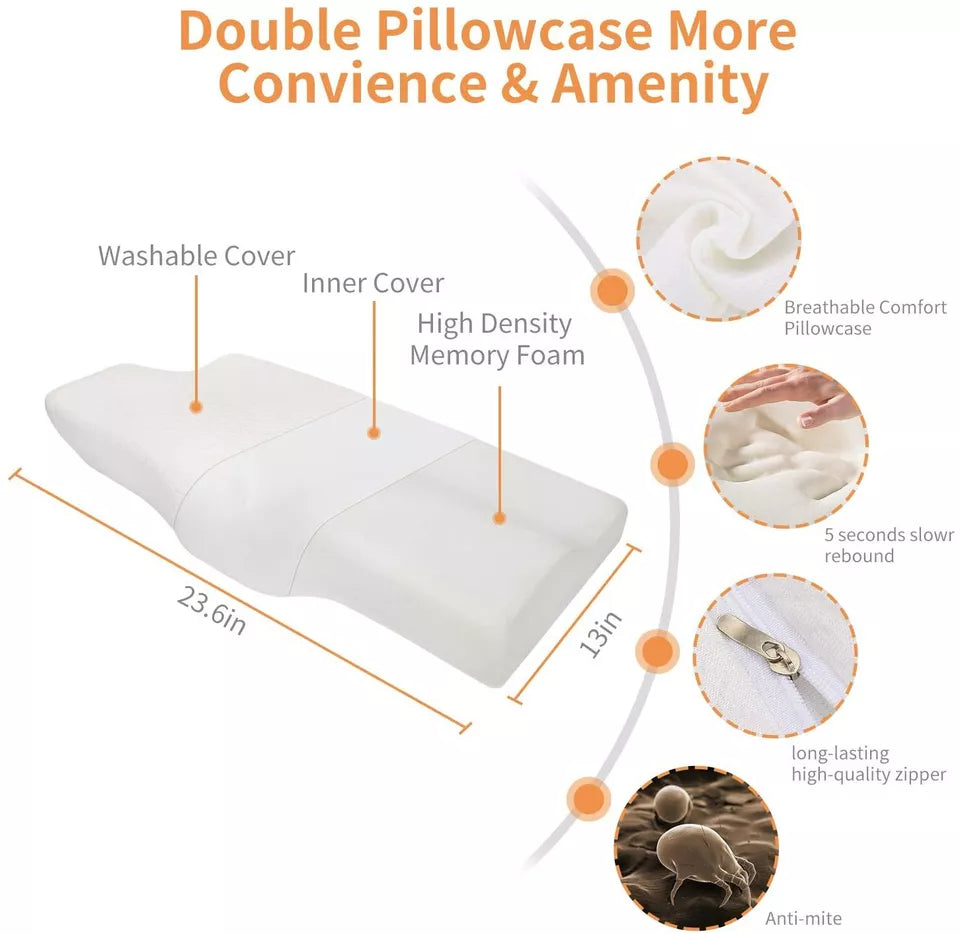 OrthoComfort™ - Memory Foam Pillow